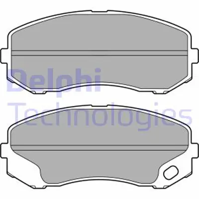 DELPHI LP3687 Fren Balatası Arka Fuso (Mıtsubıshı) Canter Fe73canter Fe74canter Fe84canter Fe85 MK529908