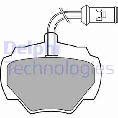 DELPHI LP475 Fren Balatası Arka Land Rover Dıscovery Range Rover 11/85>96 STC8570 STC9188