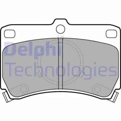 DELPHI LP531 Fren Balatası Ön Mazda 323 / Sao Penza 01/85 08/94 BG354928ZA BL533328Z9A