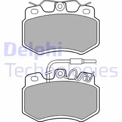 DELPHI LP536 Fren Balatası On Peugeot 205 309 03/83>08/94 425082