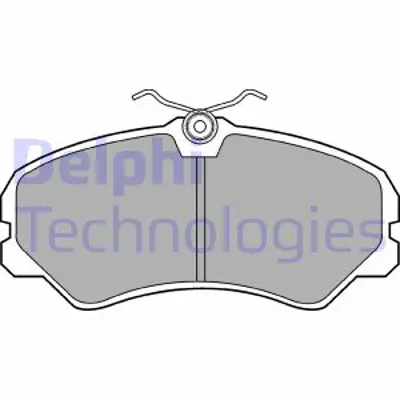 DELPHI LP567 Fren Balatası On Cıtroen C25 / Fıat Ducato / Peugeot J5 06/84>95 994999
