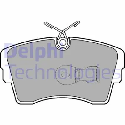 DELPHI LP603 Fren Balatası On Opel Omega Senator 09/84>04/94 90398761