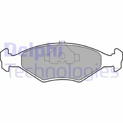DELPHI LP677 Fren Balatası On Fıat Cıtıvan Fıorıno Sıena / Innocentı Elba Mılle 88> 77362315