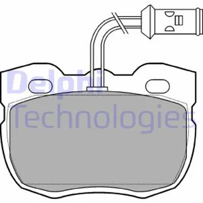 DELPHI LP730 Fren Balatası Ön Taxı Fairway. Fairway Driver. Fx4 92 07/96 STC8572 STC9191