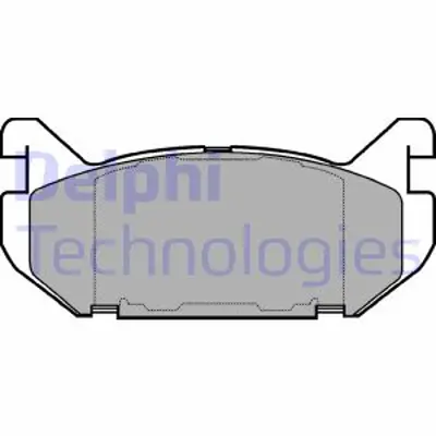 DELPHI LP802 Arka Fren Balatası Mazda 626 2,0 F42Z2200A GAYR33437A