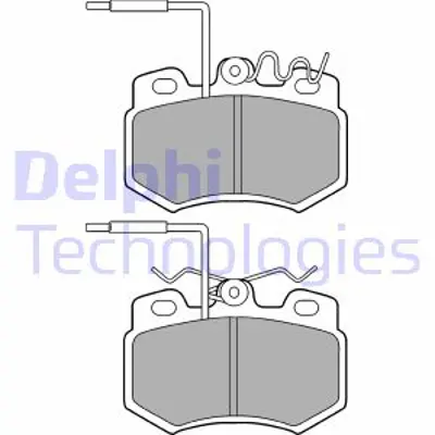 DELPHI LP823 Fren Balatası Ön Cıtroen Ax. Zx 91 10/97 E172167