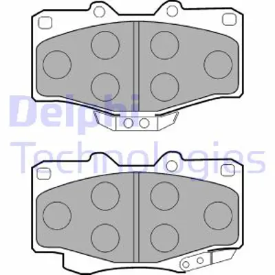 DELPHI LP854 Fren Balatası On    4 Runner Hı-Lux Landcruıser  Taro 08/1988 > 449160090 J0466535040