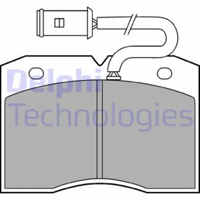 DELPHI LP863 Fren Balatası On Iveco Daıly 90>96 9940082