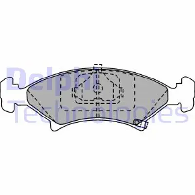 DELPHI LP912 Fren Balatası On Kıa Mentor Retona Sephıa Spectra 08/93>01 K2Y33323ZA