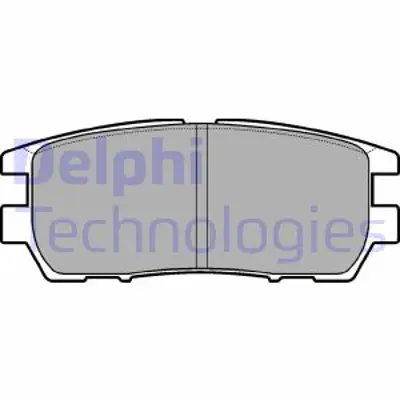 DELPHI LP954 Arka Fren Balatası Pajero 2,4 (1991 94) 2,5 Tdı (1991 99) 2,8d (94 99) / (Fıslı) X3516004