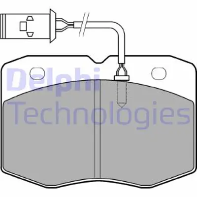 DELPHI LP970 Fren Balatası On Iveco Daıly 90> 9940082