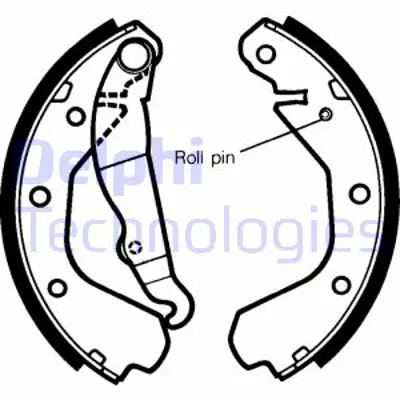 DELPHI LS1292 Fren Balatası Arka  (Vectra-A) 90399218