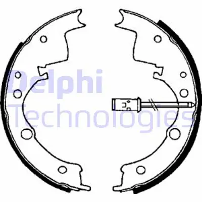 DELPHI LS1605 Arka Fren Balatası Pabuc Daıly 35.8 40.8 45.10 30.8 85>99 1906379 LAY32638ZB