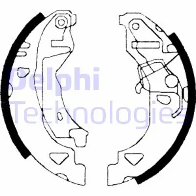 DELPHI LS1682 Arka Fren Balatası Pabuc Bravo 98 Brava 98 9947773