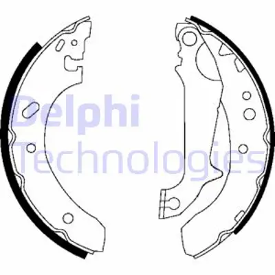 DELPHI LS1683 Fren Pabucu Arka 93BX2200BB