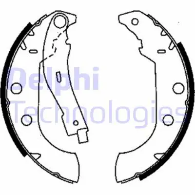 DELPHI LS1833 Arka Fren Balatası Pabuc 306 1,4 Hatchback 424230 E170050