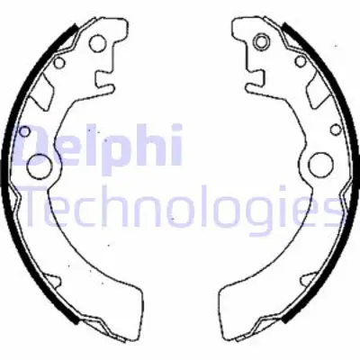 DELPHI LS1846 Fren Pabucu Arka Suzukı Wagon R 07/97 09/00 5320075F11