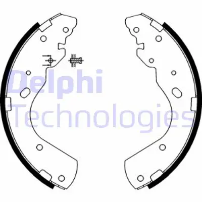 DELPHI LS1897 Arka Fren Balatası Pabuc B2500 Pıck Up 06>15 Bt 50 Ford Ranger 06>12 UHY42638Z URY22638Z