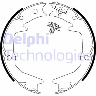 DELPHI LS1913 Fren Pabucu El Frenı Mıtsubıshı Eclıpse Galant 01/93> MR391631