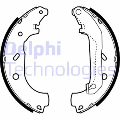 DELPHI LS1940 Arka Fren Balatası Pabuc Connect 1.8tdcı 02>13 5039061