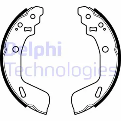 DELPHI LS2073 Fren Pabucu Arka Suzukı Swıft 10/2010 > 07/2017 5320068L01