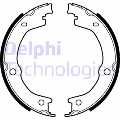 DELPHI LS2118 Fren Pabucu Arka Ssangyong Kyron Rodıus 05> 4833A21010