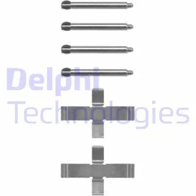 DELPHI LX0070 Fren Balata Montaj Setı A0009919760