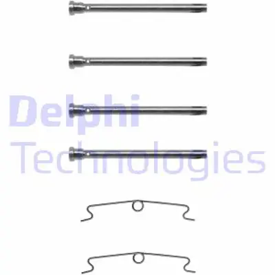 DELPHI LX0085 Fren Balata Montaj Takımı On Cıtroen Ax C15 Zx / Peugeot 205 205 Van 309 03/83> 