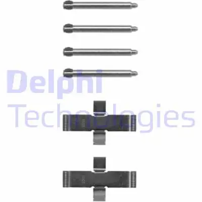 DELPHI LX0093 Fren Balata Montaj Takımı Arka Mercedes 190 200 230 250 260 300 C180 C200 C220 C250 C280 A0009919760