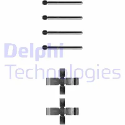 DELPHI LX0102 Fren Balata Montaj Takımı Arka Bmw 525 528 / Saab 90 99 900 69>01/88 34211113685