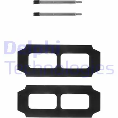 DELPHI LX0104 Fren Balata Montaj Takımı On Mercedes 207 208 209 210 307 308 309 310 407 408 409 G200 A0009913260