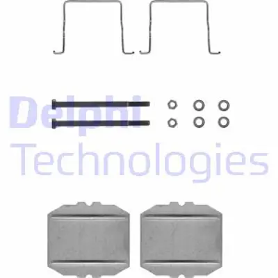 DELPHI LX0122 Fren Balata Montaj Takımı Arka Cıtroen Bx Cx Xantıa Xm 08/77> 