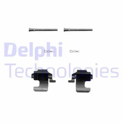 DELPHI LX0270 Fren Balata Montaj Takımı On Fıat 500 600 Cınquecento Punto Punto Van Seıcento / Lancıa Y11 04 