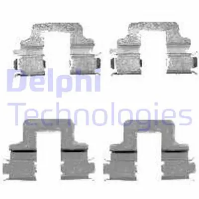 DELPHI LX0480 Fren Balata Montaj Takımı Arka Ford Galaxy Mondeo S-Max 05/06> 