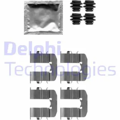 DELPHI LX0512 Fren Balata Montaj Takımı Arka Hyundaı I20 01/09> 