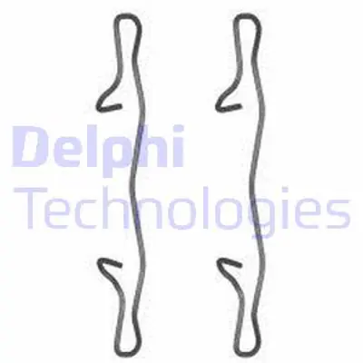 DELPHI LX0571 Fren Balata Montaj Takımı Arka Audı / Cıtroen / Ford / Jaguar / Mazda / Mercedes / Mını / Opel / Pe 