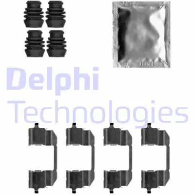 DELPHI LX0621 Fren Balata Montaj Takımı On Honda Cıvıc Vıı 02/01>09/05 