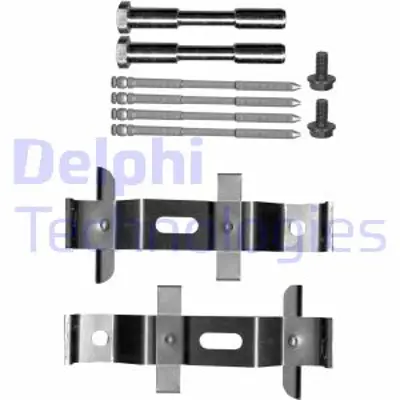 DELPHI LX0640 Fren Balata Montaj Takımı On Toyota Hılux Iıı 12/07> 