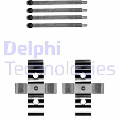 DELPHI LX0702 Fren Balata Montaj Takımı Arka Model S (5yjs) Model X (5yjx)  // S60 I (384) V70 Mk Iı (285)09/200 