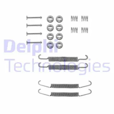 DELPHI LY1017 Fren Pabuc Montaj Takımı Arka Fıat 600 Cınquecento Cıtıvan Panda Seıcento / Lancıa Y10 / Seat 1 