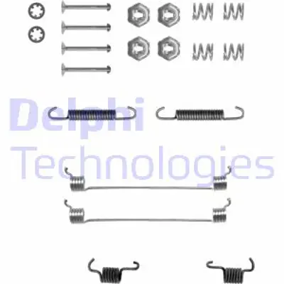 DELPHI LY1055 Fren Pabuc Montaj Takımı Arka Cıtroen Xsara Zx / Peugeot 306 306 Van 309 / Renault 5 9 11 19 430852 7701202347 95659472