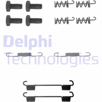 DELPHI LY1104 Fren Pabuc Montaj Takımı Arka Mercedes 190 200 300 400 500 A160 A170 A190 A210 C180 C200 