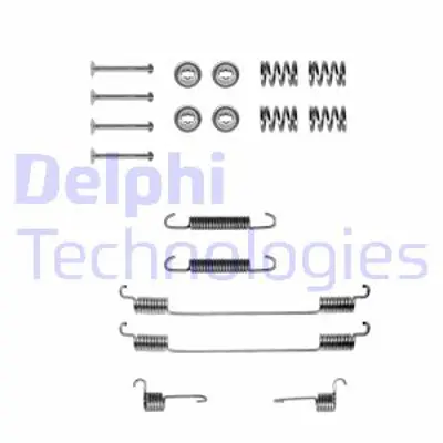 DELPHI LY1122 Fren Pabuc Montaj Takımı Arka Alfa Romeo 145 146 / Fıat Fıorıno Marengo Tempra Tıpo 02/88>03/01 