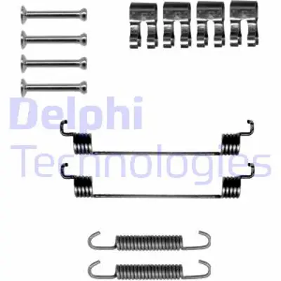 DELPHI LY1267 Fren Pabuc Montaj Takımı Arka Fıat Punto Punto Van 93> 