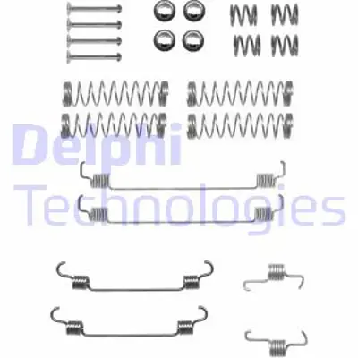 DELPHI LY1331 Fren Pabuc Montaj Takımı Arka Cıtroen C2 C2 Enterprıse C3 C3 Plurıel / Peugeot 1007 04/02> 