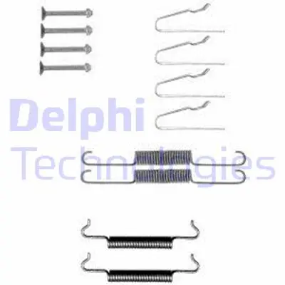 DELPHI LY1393 Fren Pabuc Montaj Takımı Arka Jeep Cherokee >05 