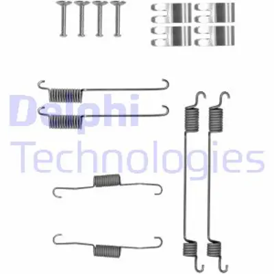 DELPHI LY1410 Fren Pabuc Montaj Takımı On Nıssan Nv400 11/11> 