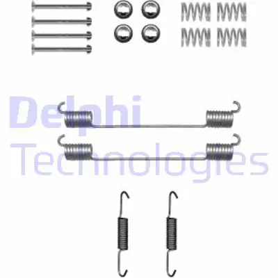 DELPHI LY1425 Fren Pabuc Montaj Takımı Arka Ecosport 10/2013 > 11/2017 