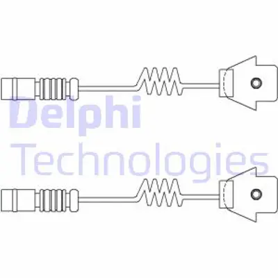 DELPHI LZ0111 Fren Ikaz Kablosu - 2 Adet A2015400317