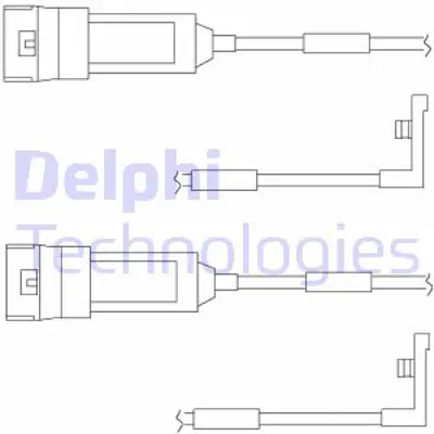 DELPHI LZ0123 Fren Ikaz Kablosu On Daewoo Lanos / Opel Astra Tıgra Vectra 10/91> 90538302